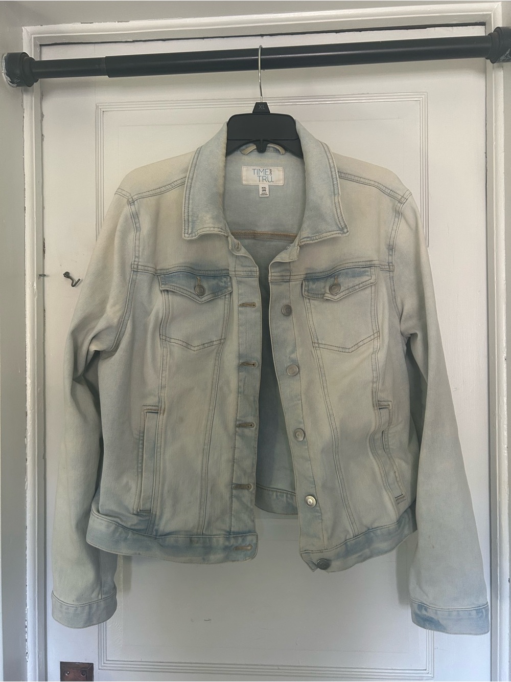 Time and Tru Women's Pale Blue Denim Jacket